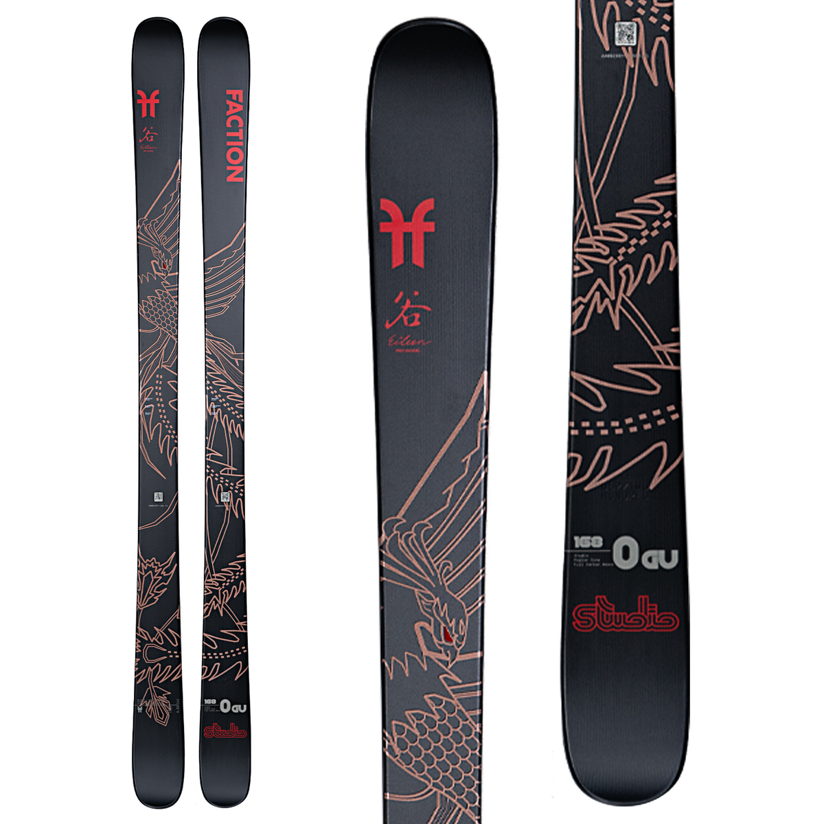 Faction Studio 0 x GU Collab Skis 2023