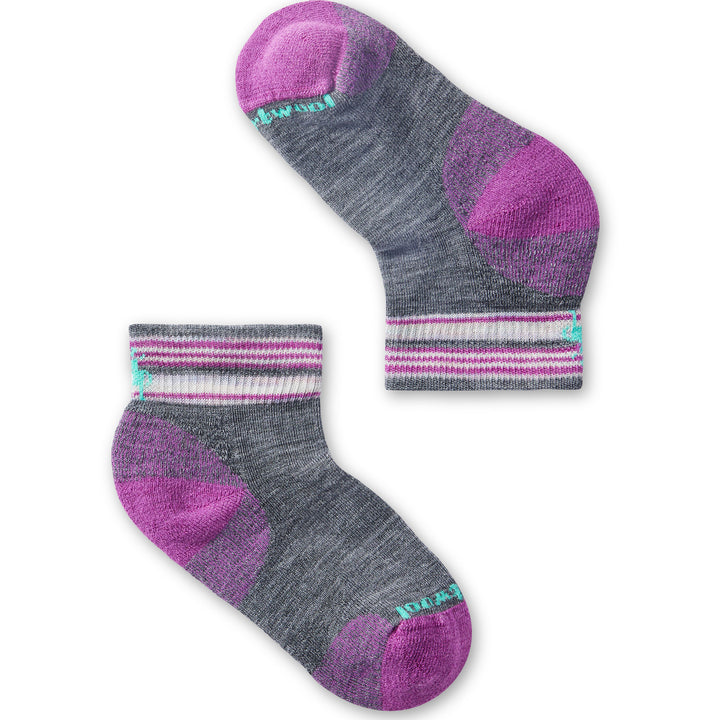 Smartwool Hike Light Cushion Ankle Socks - Kids' Medium Gray