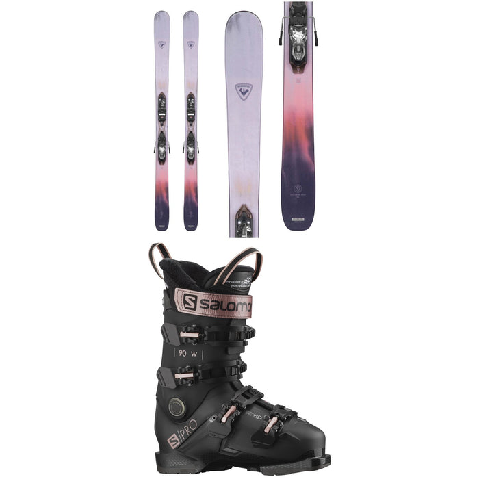 Rossignol Rallybird 90 Pro Skis + Xpress 10W GW Bindings + Salomon S/Pro 90 W GW Ski Boots - Women's
