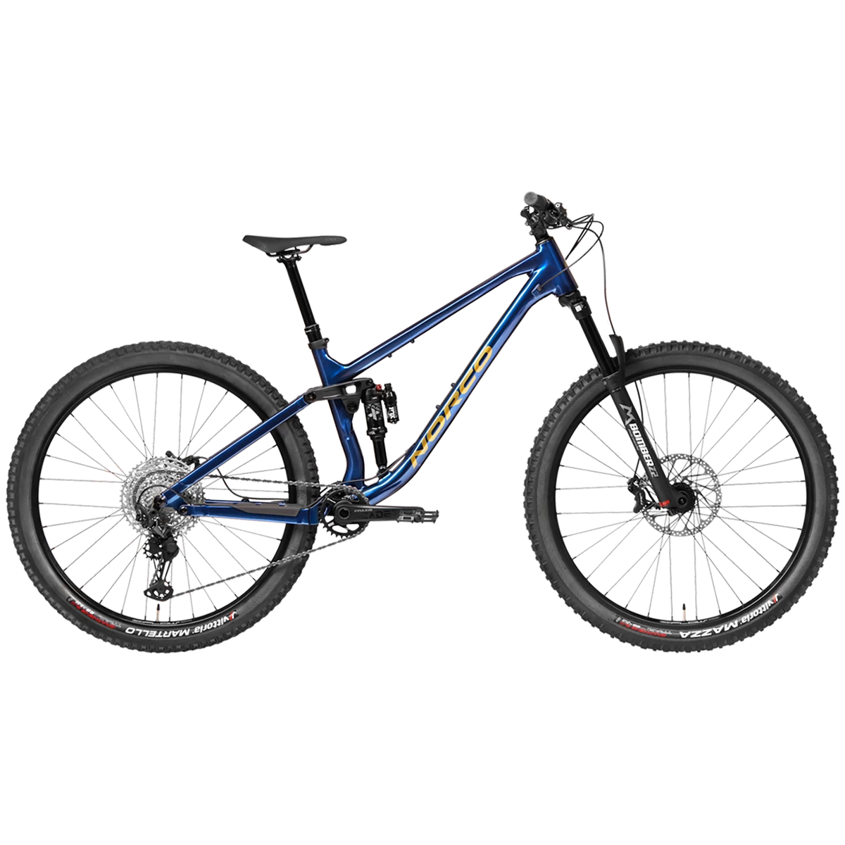 Norco Fluid FS 2 Complete Mountain Bike 2023 Blue/Copper