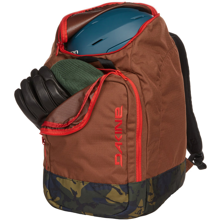 Dakine 50L Boot Pack Bison/Cascade Camo/Molten Lava