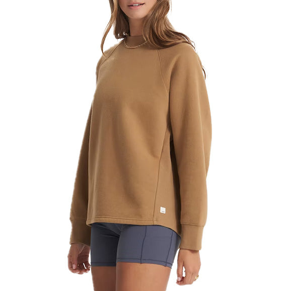 Vuori Restore Oversize Crew Sweatshirt - Women's Wheat