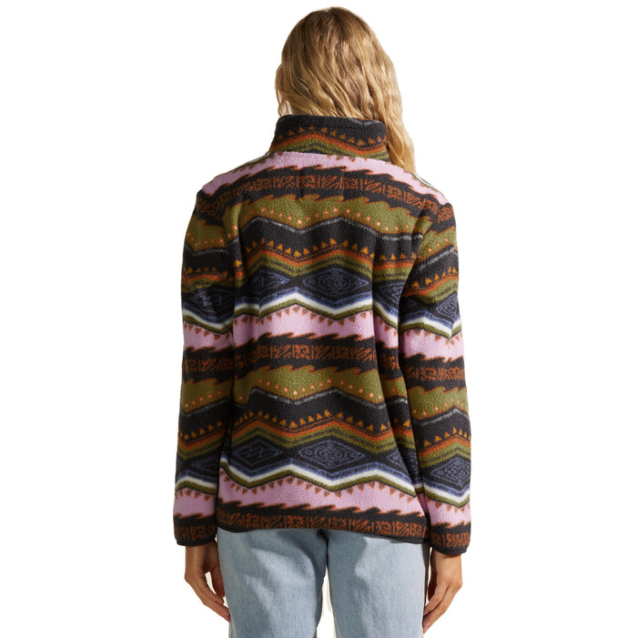 Billabong Boundary Mock 3 Fleece - Women's Black Multi