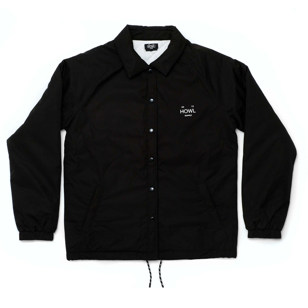 Howl Premium Coaches Jacket - Men's Black