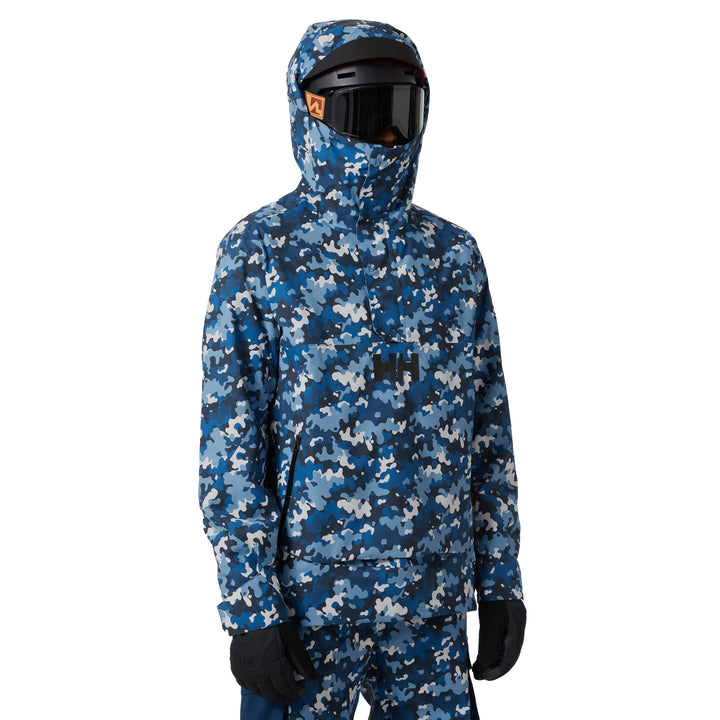Helly Hansen ULLR D Insulated Anorak - Men's Ocean Camo