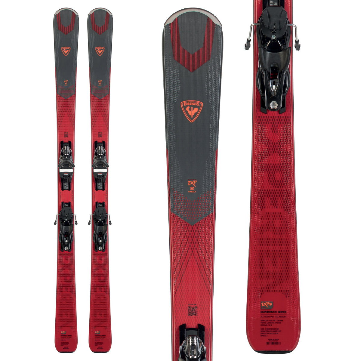Rossignol Experience 86 Basalt Skis + SPX 12 Konnect GW Bindings 2023