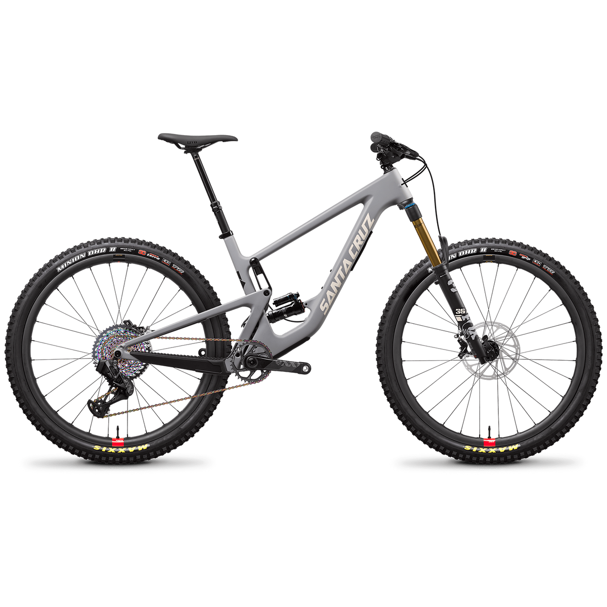 Santa Cruz Bicycles Hightower CC XX1 Reserve Complete Mountain Bike 2021 Smoke Grey
