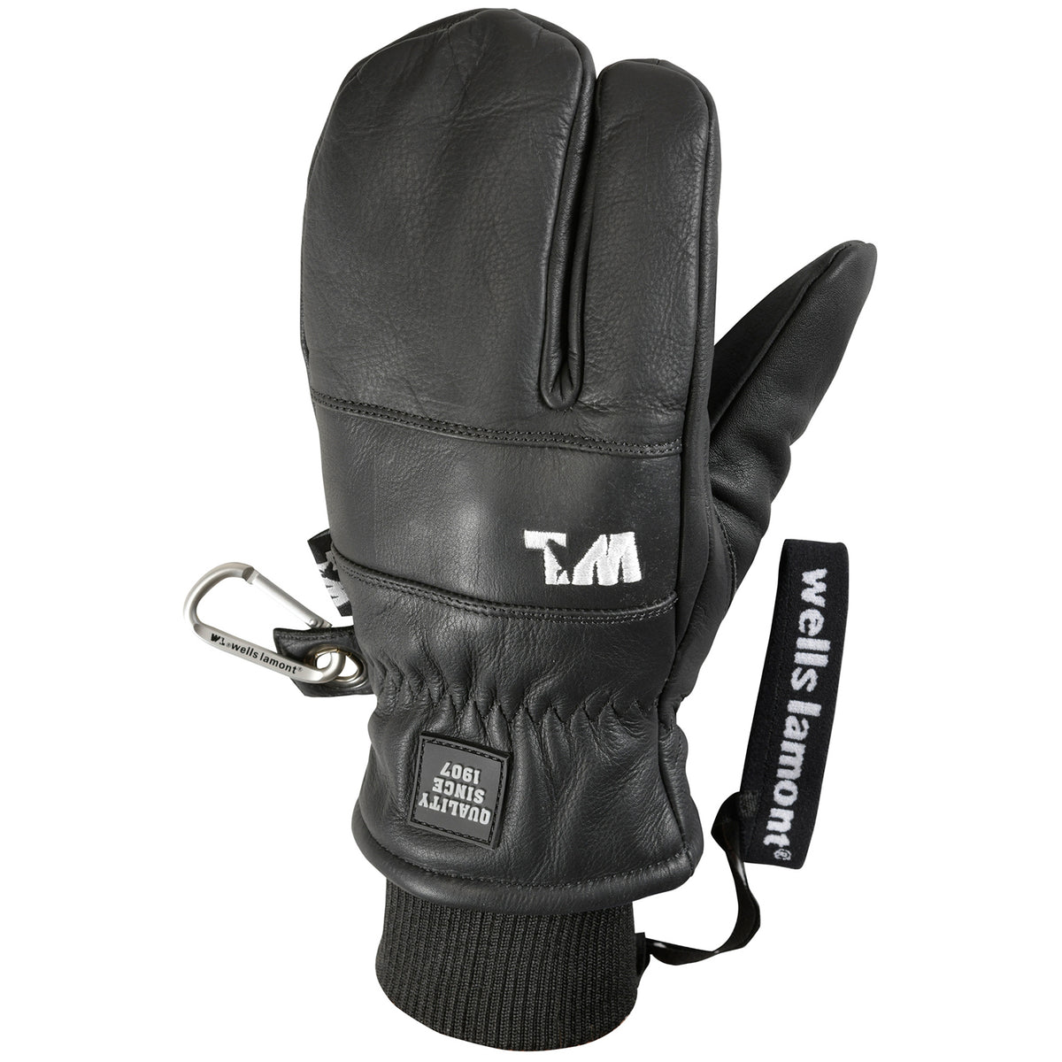 Wells Lamont Working Crew Finger Mittens Black