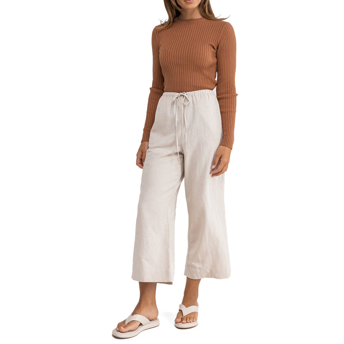 Rhythm Classic Drawstring Pants - Women's Oat