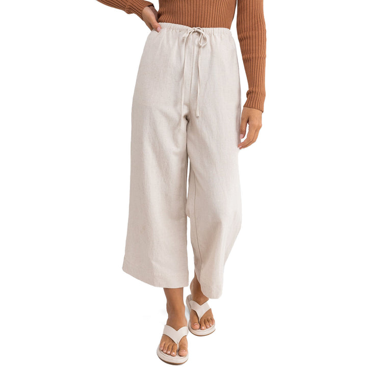 Rhythm Classic Drawstring Pants - Women's Oat