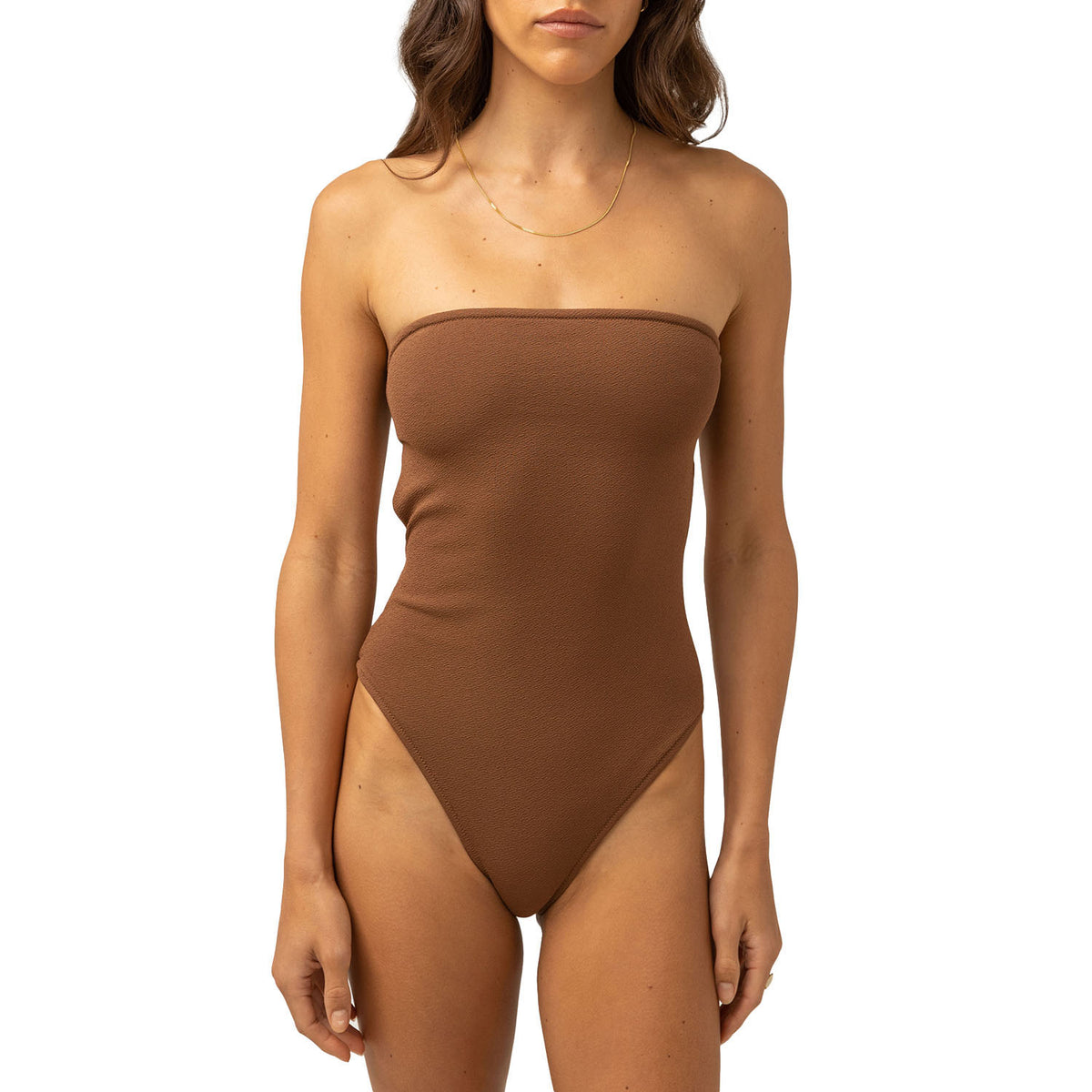 Rhythm Avoca Strapless One-Piece - Women's Chocolate