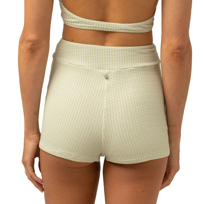 Rhythm Maisy Check Surf Shorts - Women's Sage