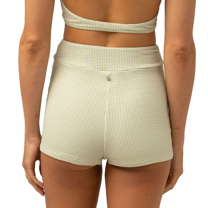 Rhythm Maisy Check Surf Shorts - Women's Sage