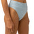 Rhythm Isla Rib Hi Hip Banded Bikini Bottom - Women's Cool Blue