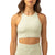 Rhythm Maisy Check Cross Back Crop Top - Women's Sage