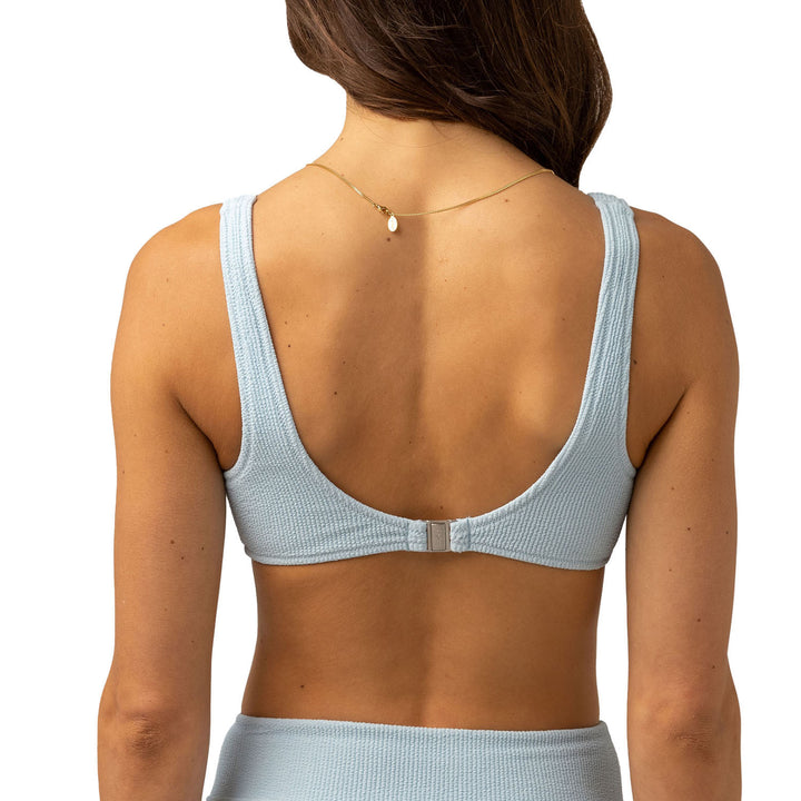 Rhythm Isla Rib Crop Top - Women's Cool Blue