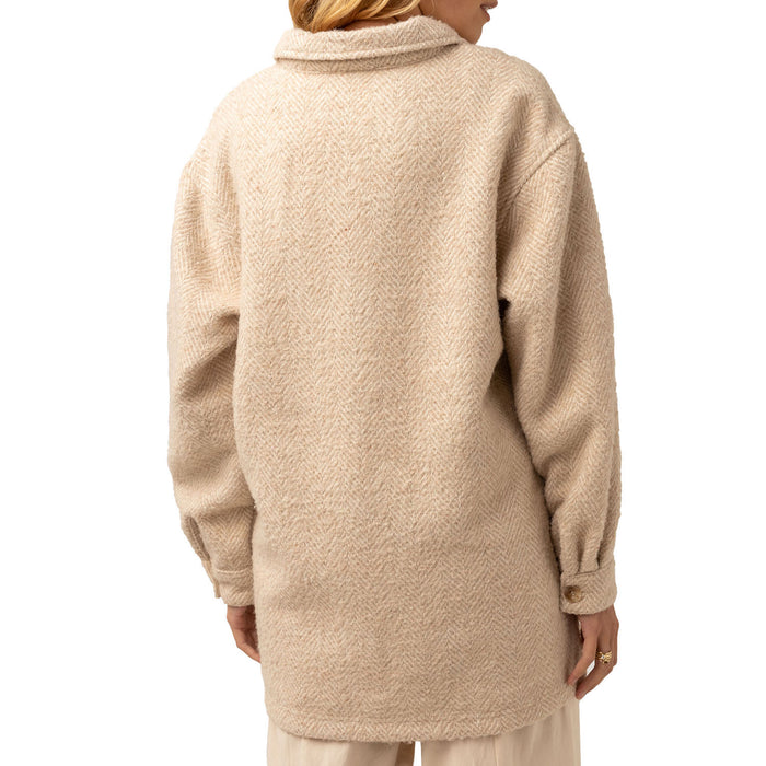 Rhythm Alaska Longline Shacket - Women's Cream