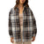 Rhythm Sonnie Check Shacket - Women's Blue