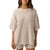 Rhythm Corsica Knit Oversized Tee - Women's Oatmarle Stripe