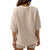 Rhythm Corsica Knit Oversized Tee - Women's Oatmarle Stripe