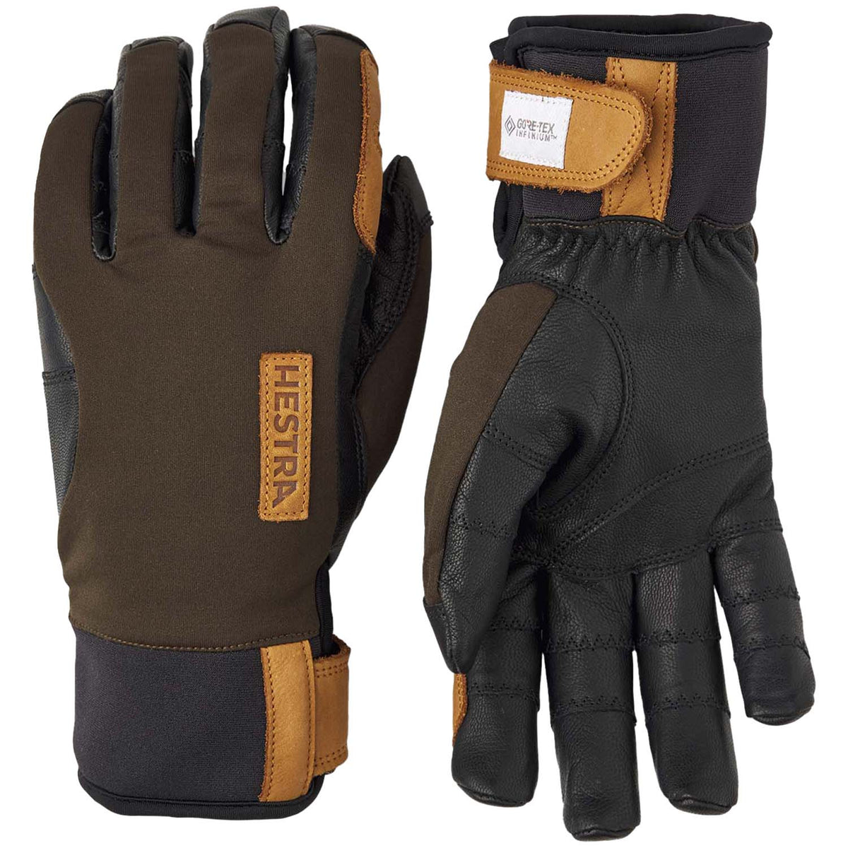 Hestra Ergo Grip Active Wool Terry Gloves Dark Forest/Black