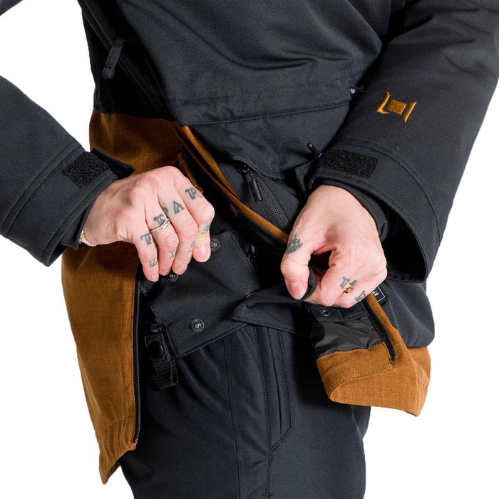 L1 Prowler Anorak - Women's Black/Amber
