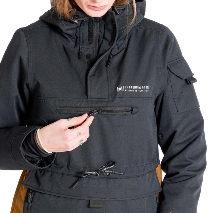 L1 Prowler Anorak - Women's Black/Amber