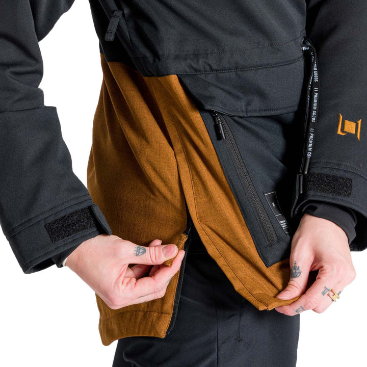 L1 Prowler Anorak - Women's Black/Amber