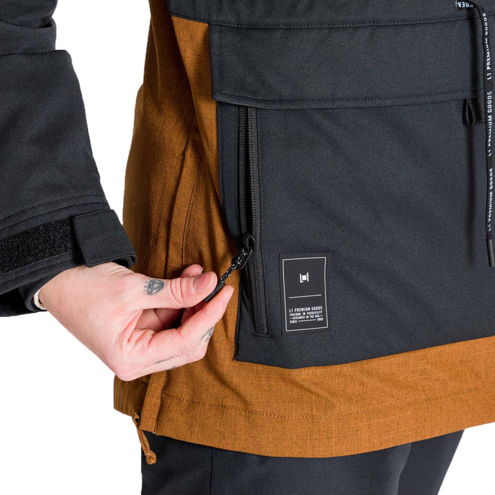 L1 Prowler Anorak - Women's Black/Amber