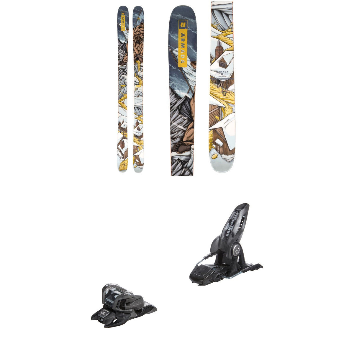 Armada ARV 96 Skis 2023 + Marker Griffon 13 ID Ski Bindings