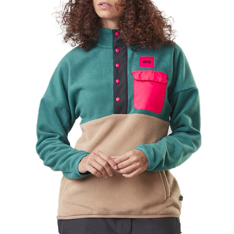 Picture Organic Arcca 1/4 Fleece - Women's Dark Stone