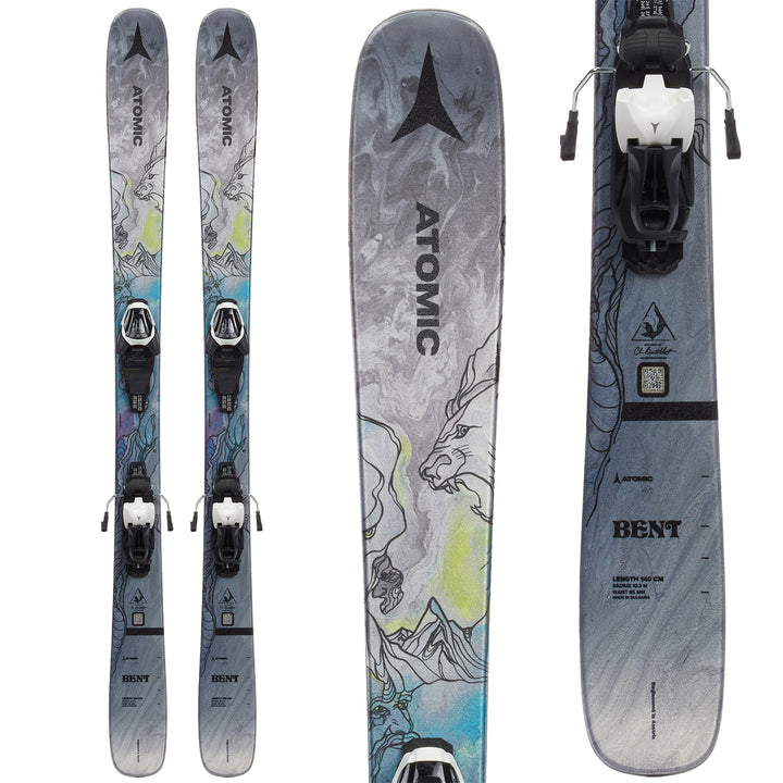 Atomic Bent Jr Skis + Startup Touring Adapter + Skins + L 6 GW Bindings - Kids' 2023