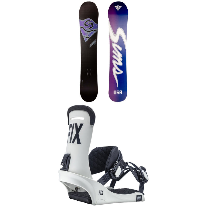 Sims ATV Snowboard + Fix Truce Snowboard Bindings 2023