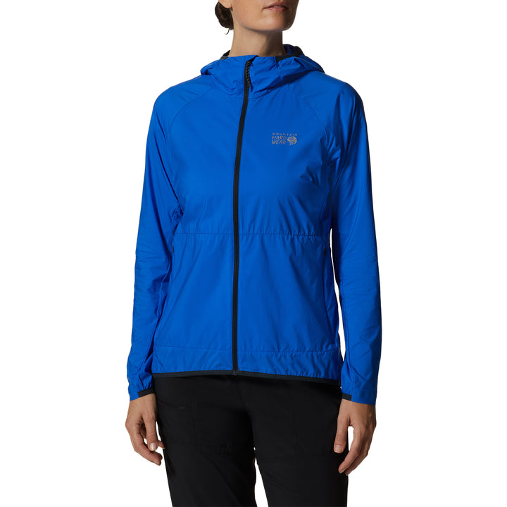 Mountain Hardwear Kor Airshell Hoodie - Women's Bright Island Blue