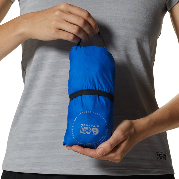 Mountain Hardwear Kor Airshell Hoodie - Women's Bright Island Blue