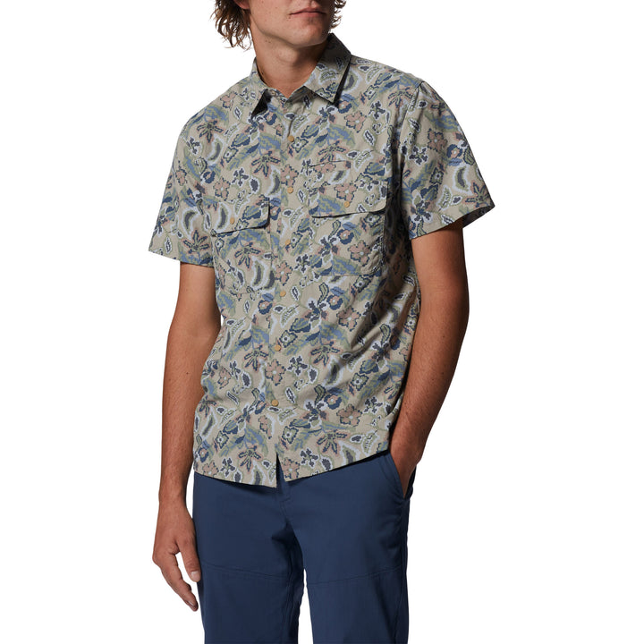 Mountain Hardwear Stryder™ Short-Sleeve Shirt - Men's Badlands Kilim Floral Print