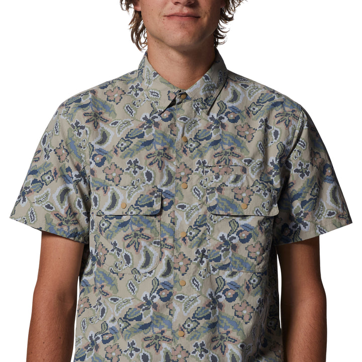 Mountain Hardwear Stryder™ Short-Sleeve Shirt - Men's Badlands Kilim Floral Print
