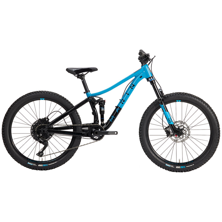 Marin Rift Zone Jr 24" Complete Mountain Bike - Kids' 2022 Gloss Cyan/Black