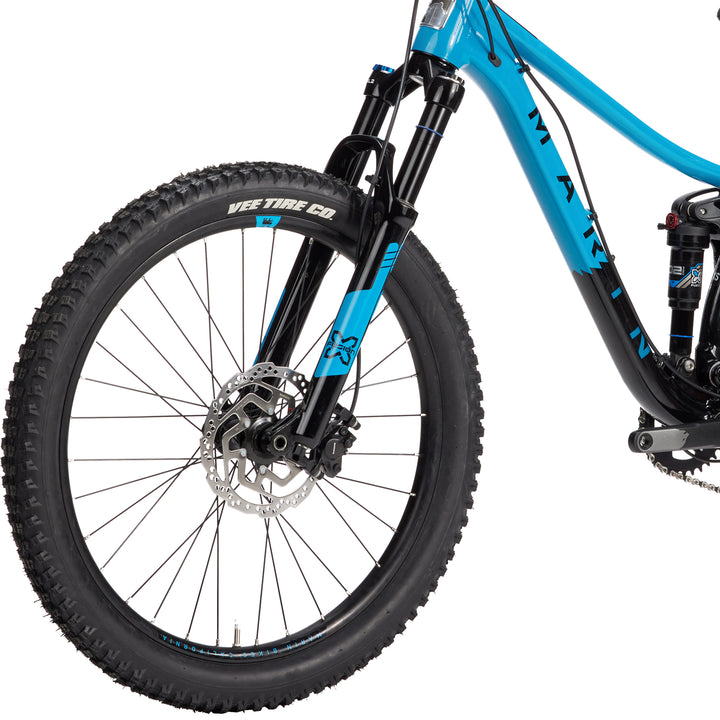 Marin Rift Zone Jr 24" Complete Mountain Bike - Kids' 2022 Gloss Cyan/Black
