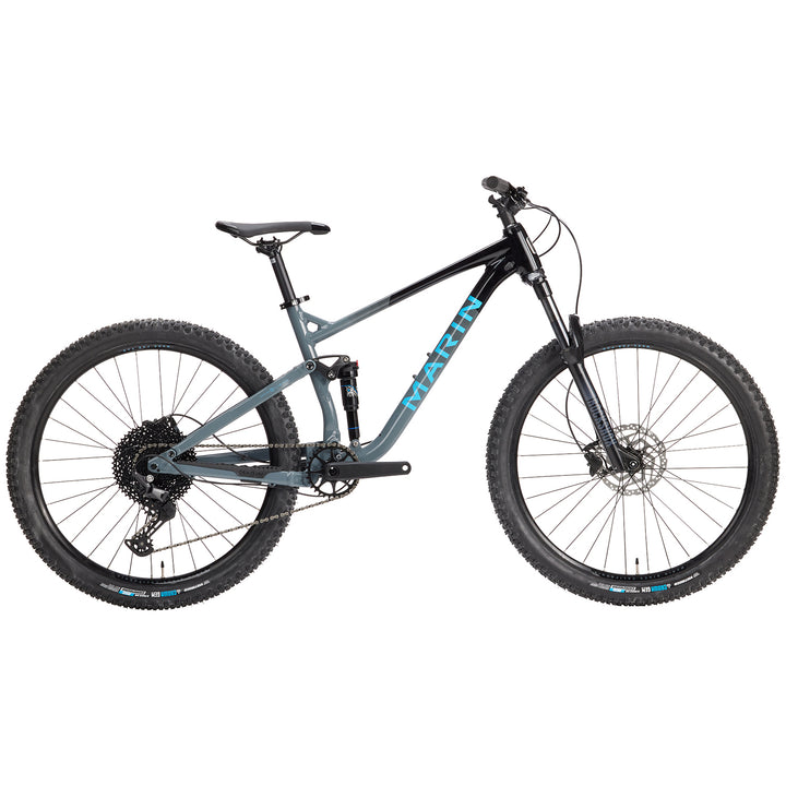 Marin Rift Zone 1 27.5" Complete Mountain Bike 2022 Gloss Black/Charcoal/Blue