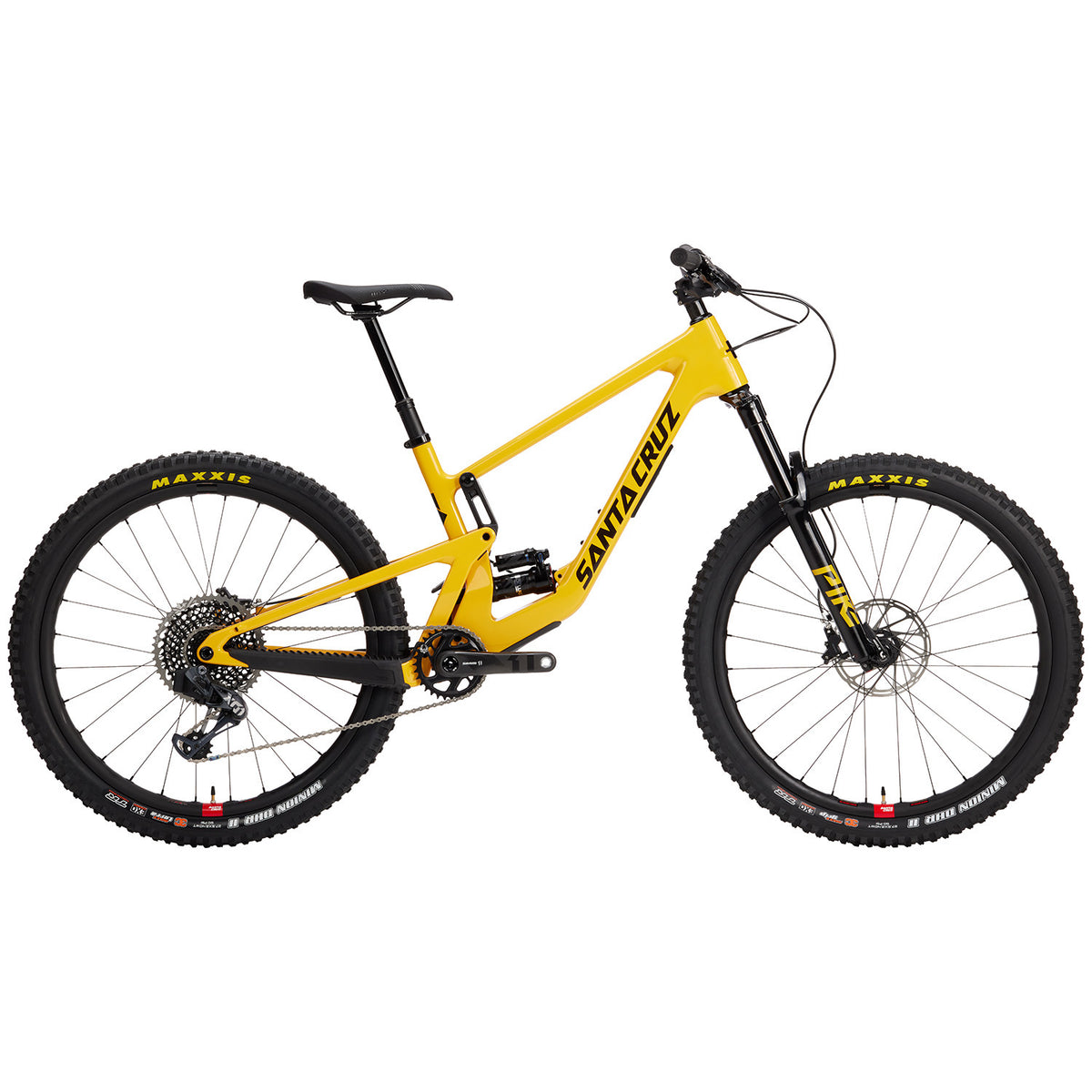 Santa Cruz Bicycles 5010 CC X01 AXS Reserve Complete Mountain Bike 2022 Golden Yellow