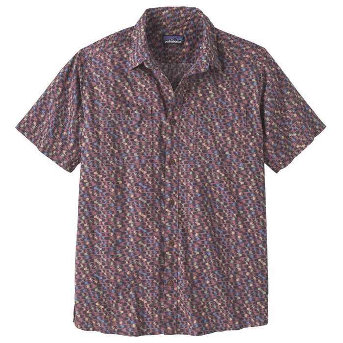 Patagonia Back Step Short-Sleeve Button-Down Shirt Intertwined Hands: Evening Mauve