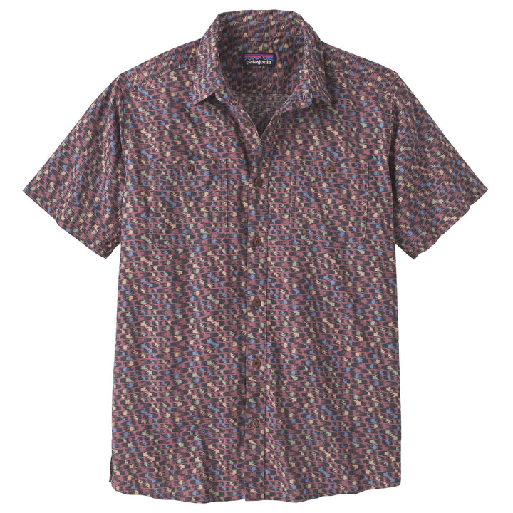 Patagonia Back Step Short-Sleeve Button-Down Shirt Intertwined Hands: Evening Mauve