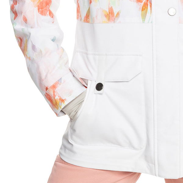 Roxy Andie Jacket - Women's Bright White Tenderness