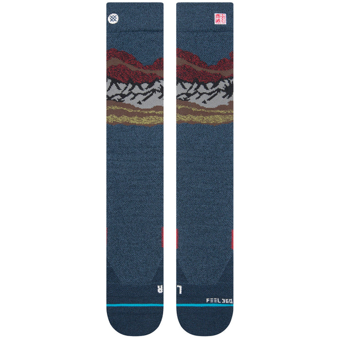 Stance Chin Valley Snow Socks Blue
