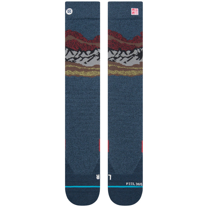 Stance Chin Valley Snow Socks Blue