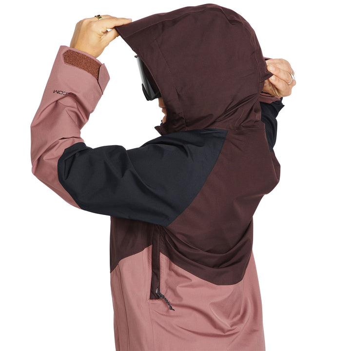 Volcom Aris GORE-TEX Jacket - Women's Black Plum