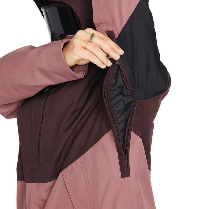 Volcom Aris GORE-TEX Jacket - Women's Black Plum