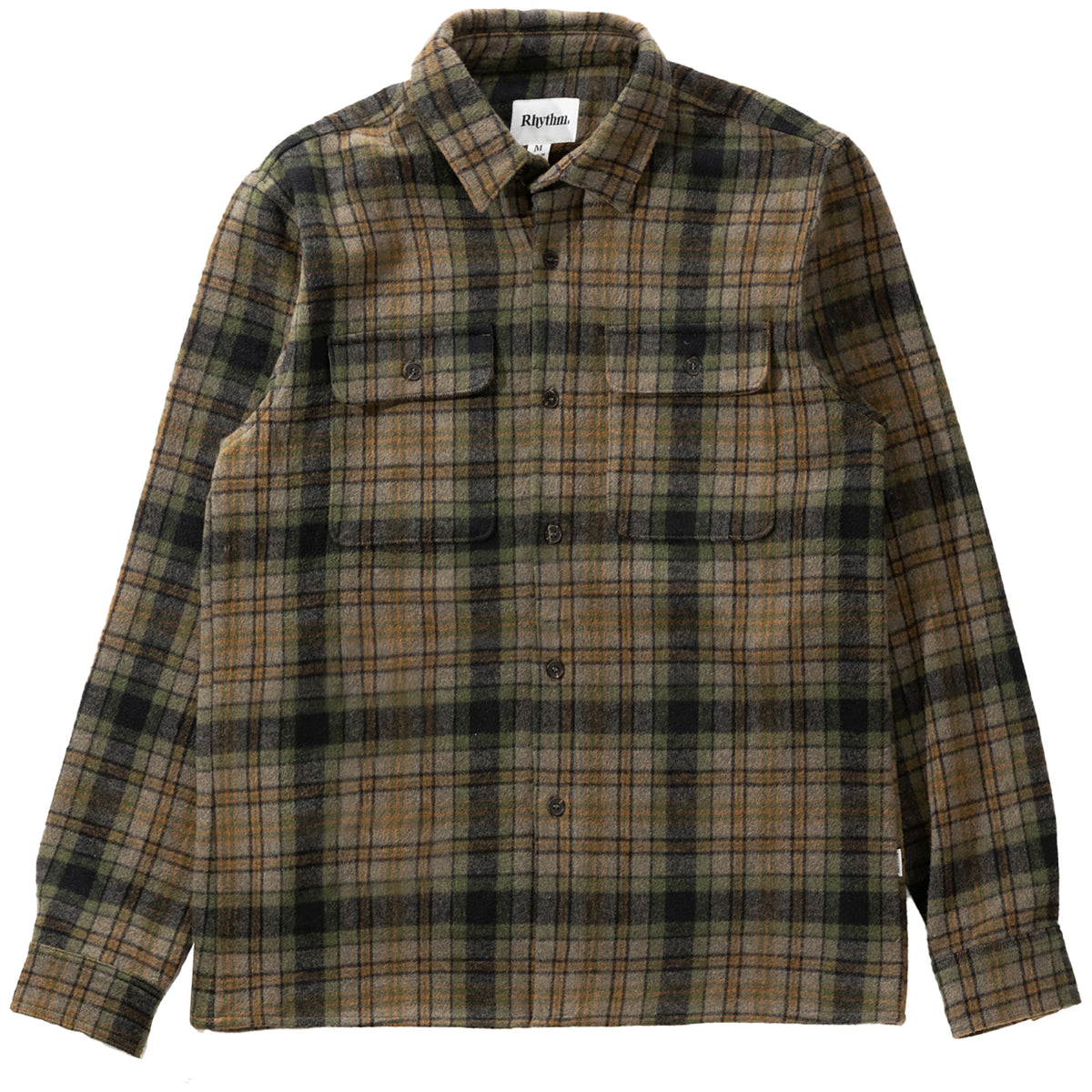 Rhythm Check Long-Sleeve Shirt - Men's Olive