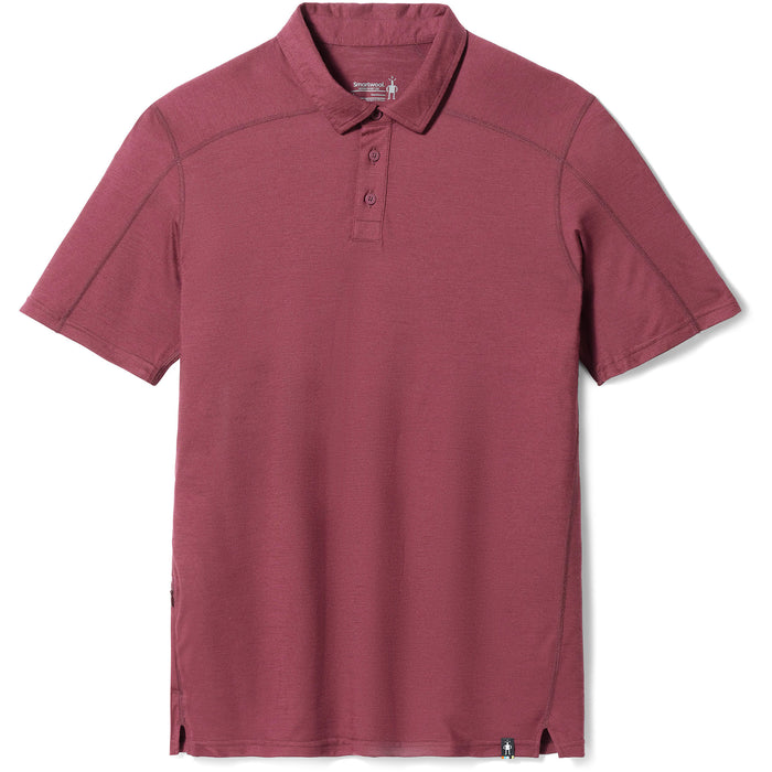 Smartwool Short-Sleeve Polo - Men's Black Cherry
